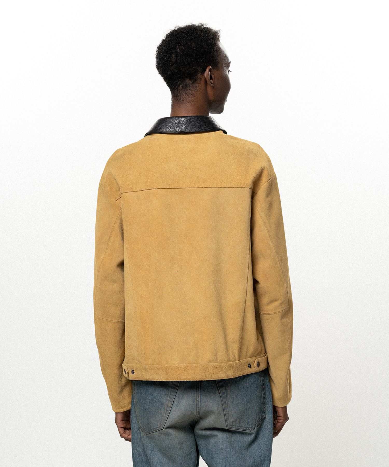 Suede Trucker Jacket