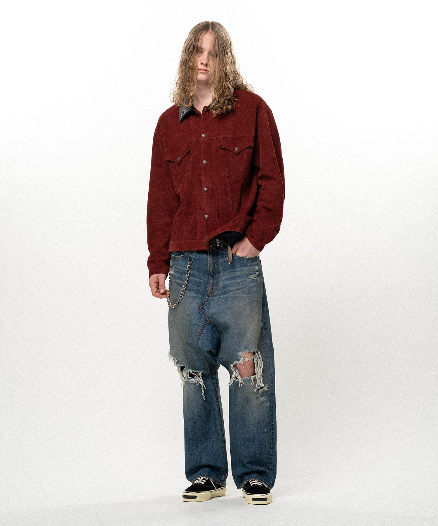 Suede Trucker Jacket