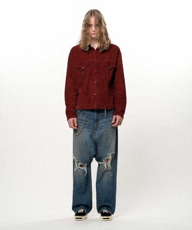 Suede Trucker Jacket