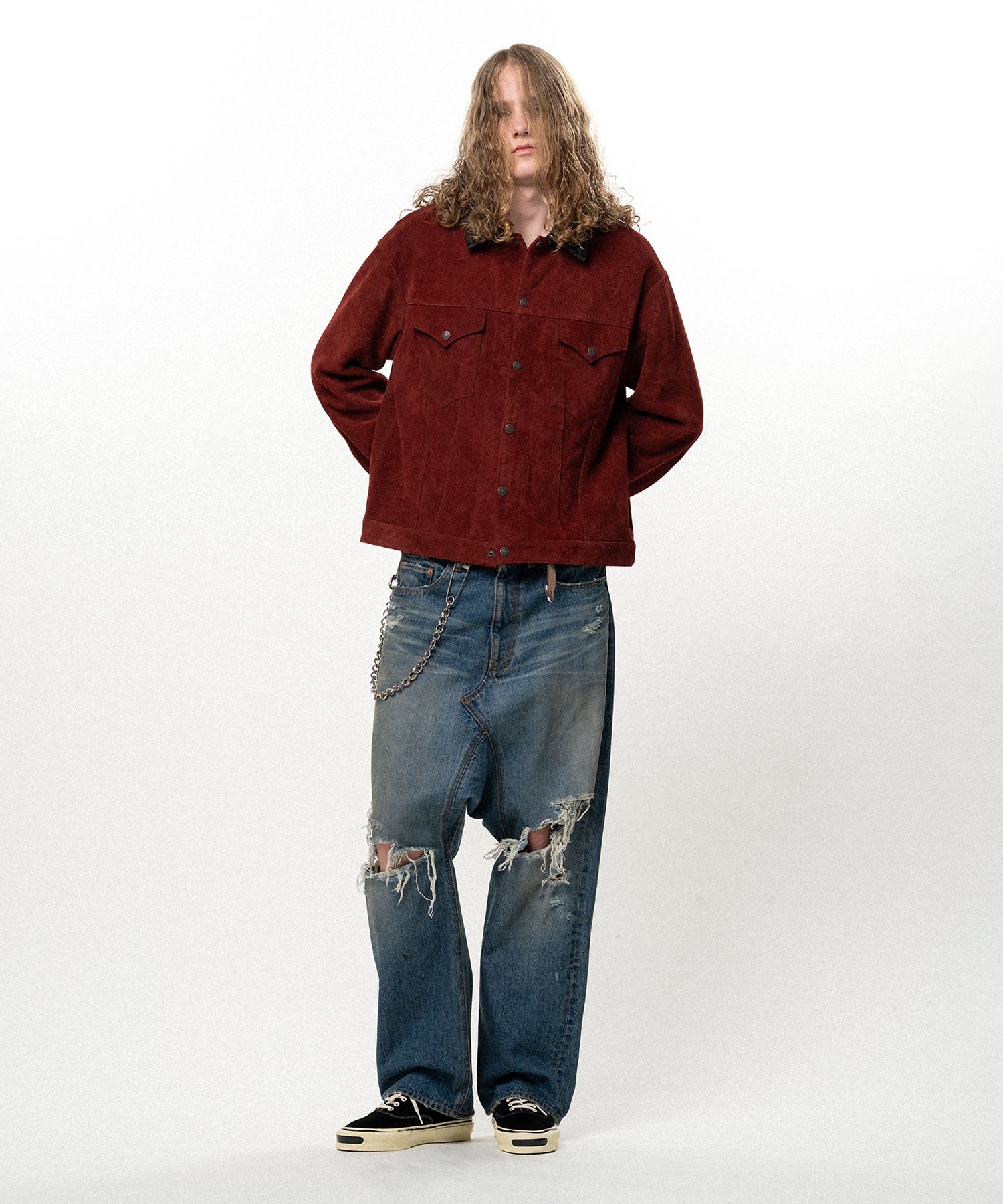 Suede Trucker Jacket