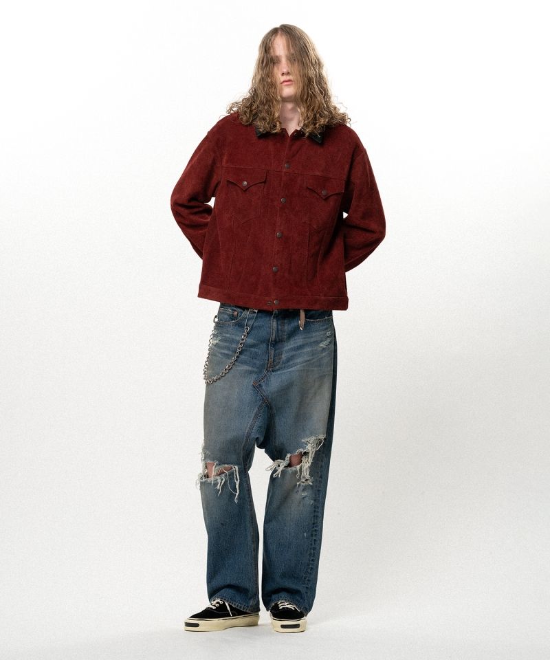 Suede Trucker Jacket