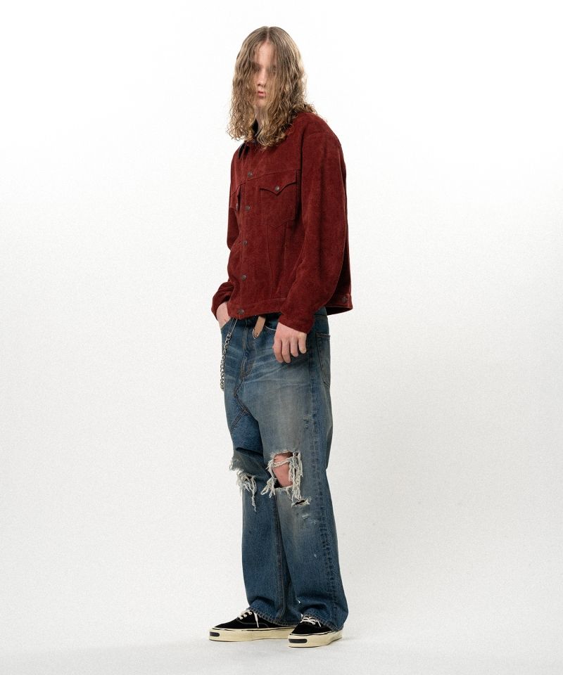 Suede Trucker Jacket