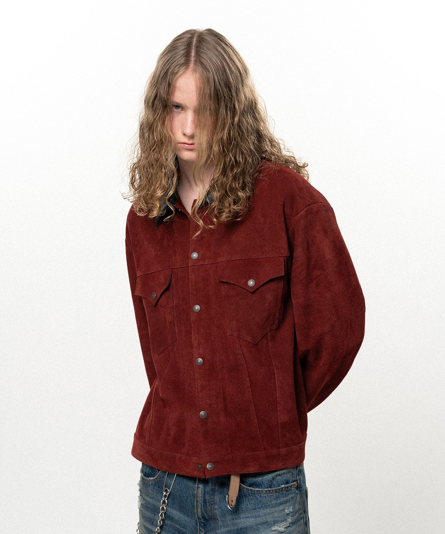 Suede Trucker Jacket