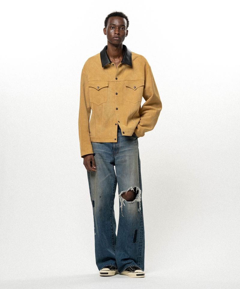 Suede Trucker Jacket