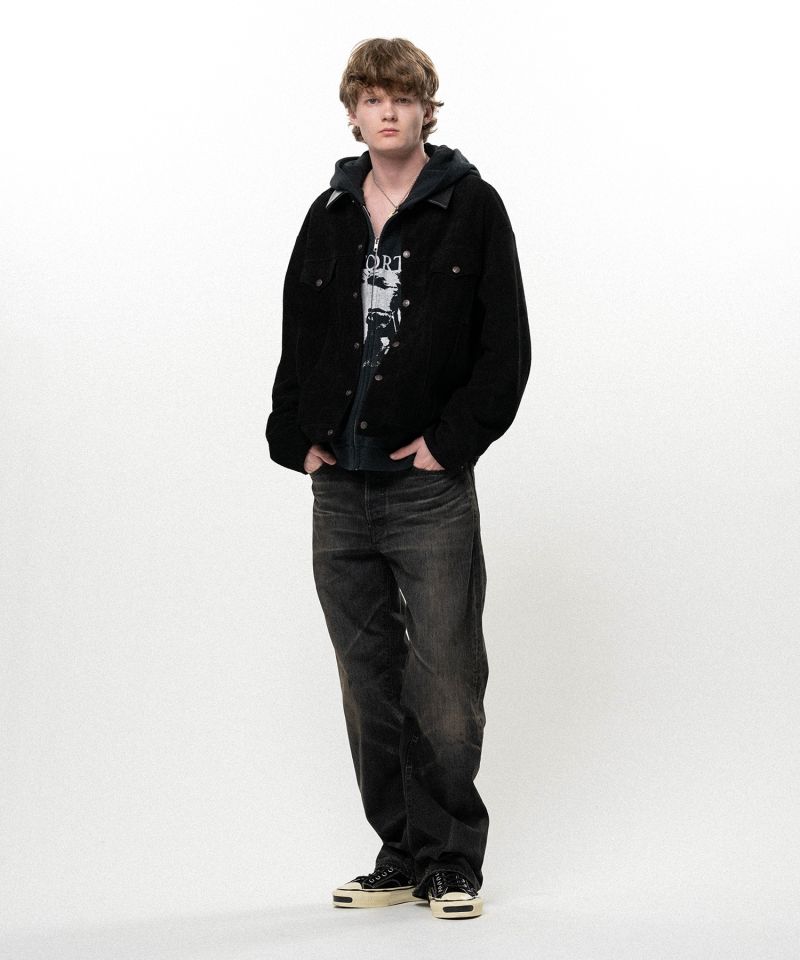 Suede Trucker Jacket