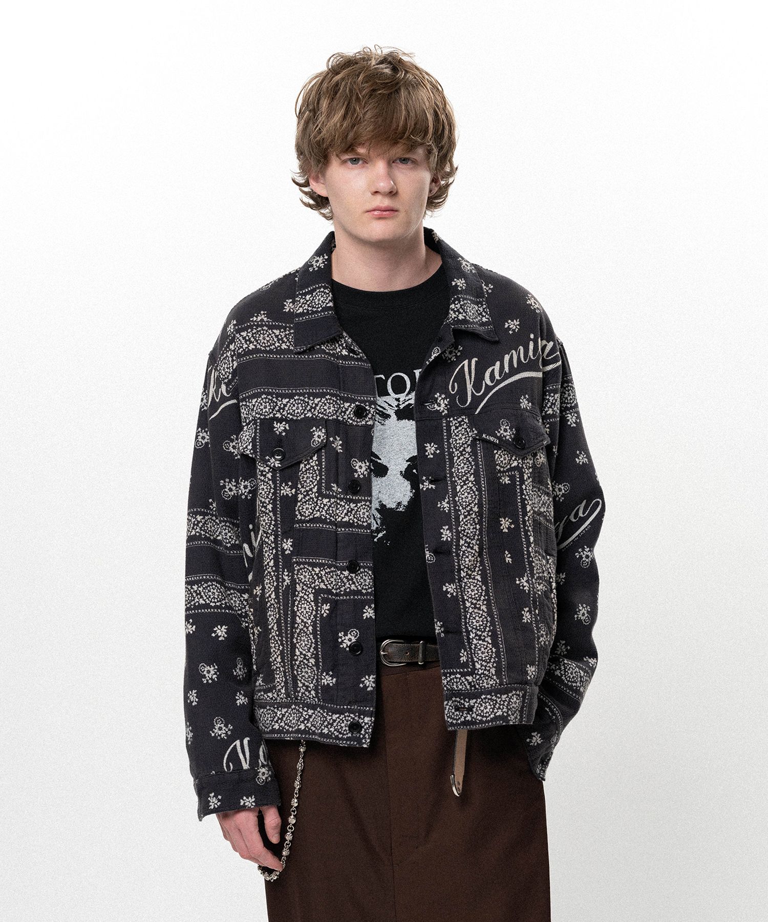 OG Bandana Discharge Trucker Jacket