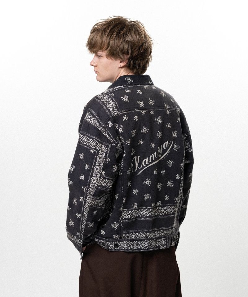 OG Bandana Discharge Trucker Jacket
