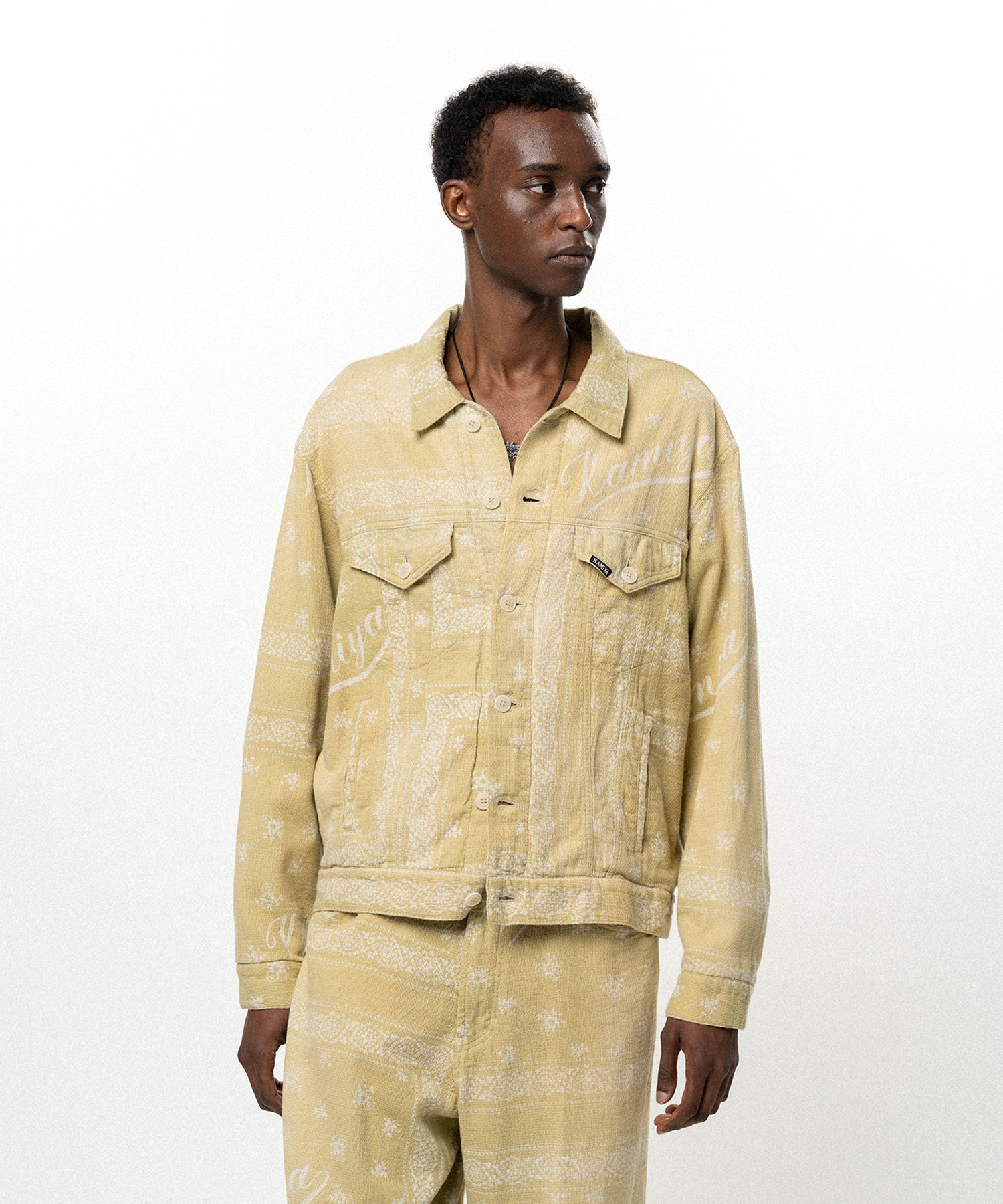 OG Bandana Discharge Trucker Jacket