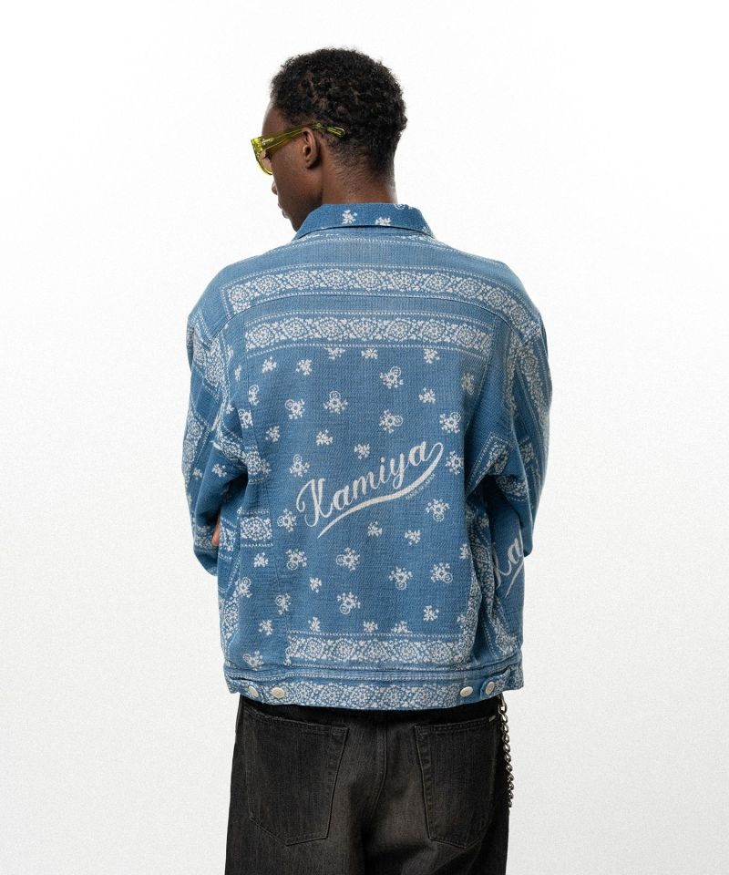 OG Bandana Discharge Trucker Jacket