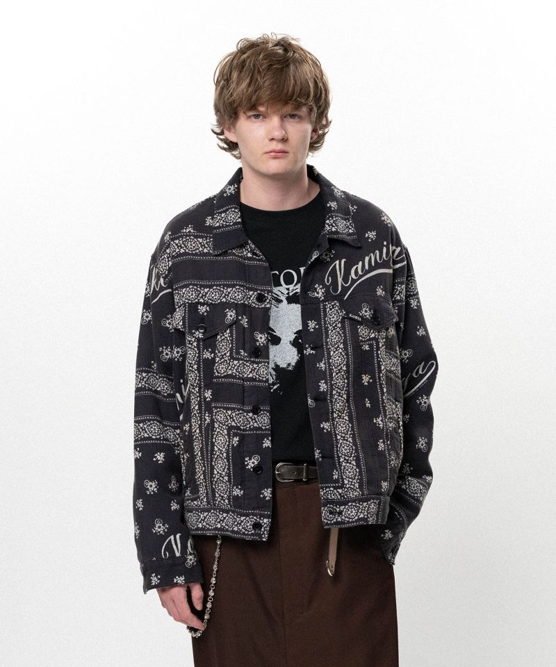 OG Bandana Discharge Trucker Jacket