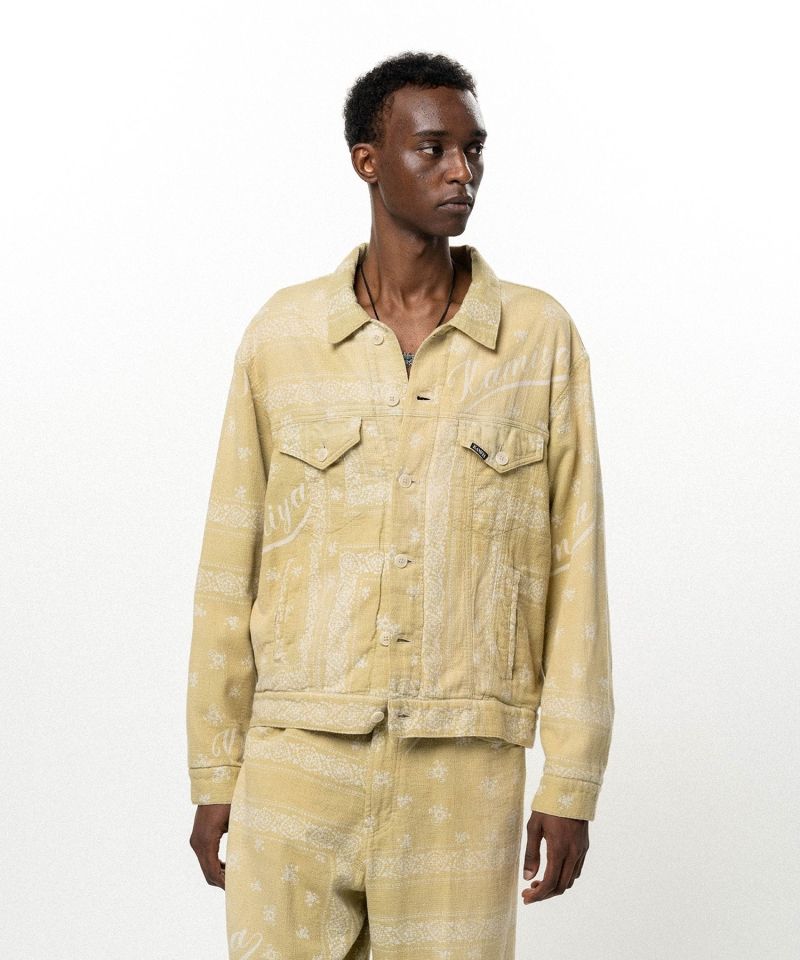 OG Bandana Discharge Trucker Jacket