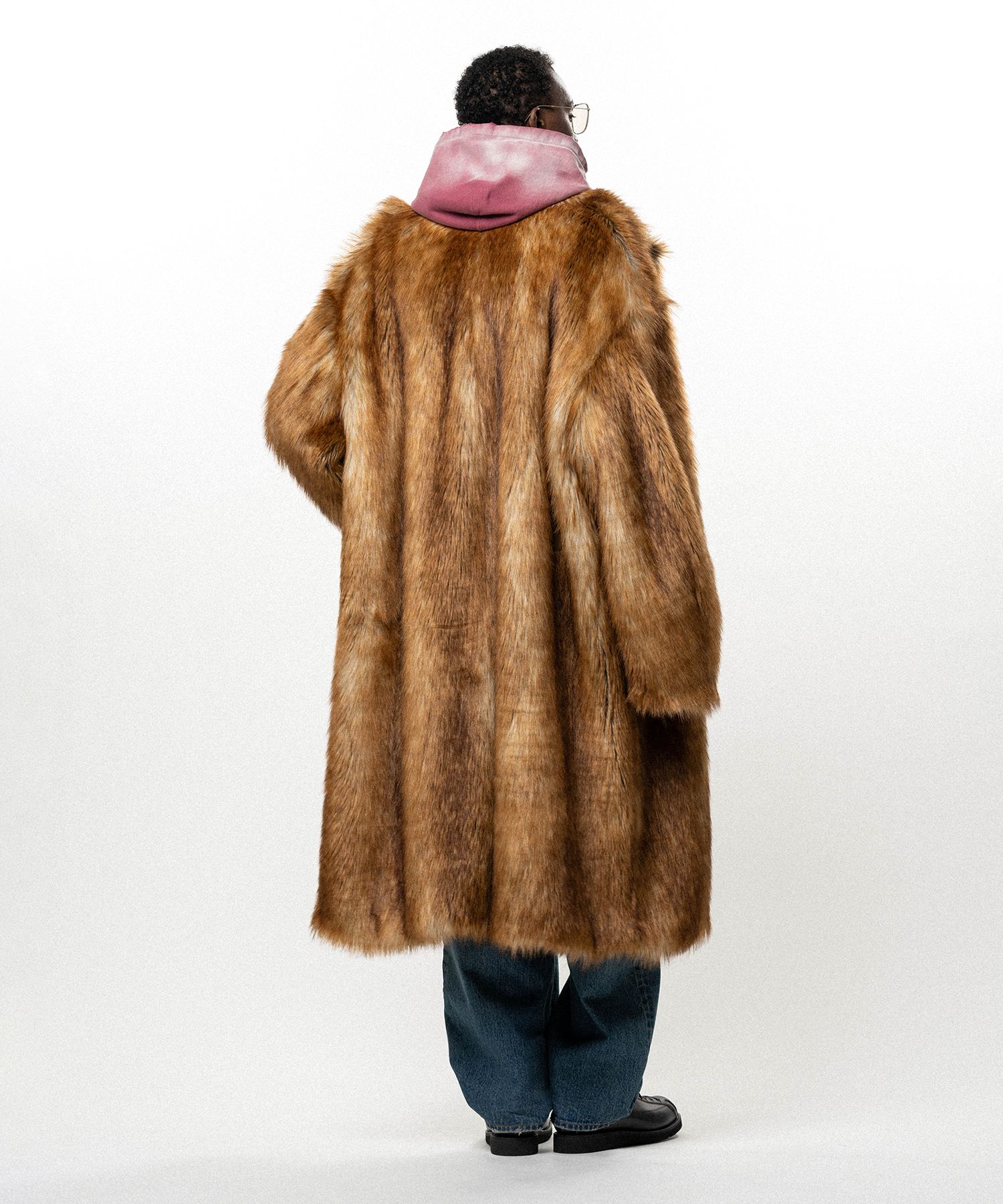 Faux Fur Long Coat