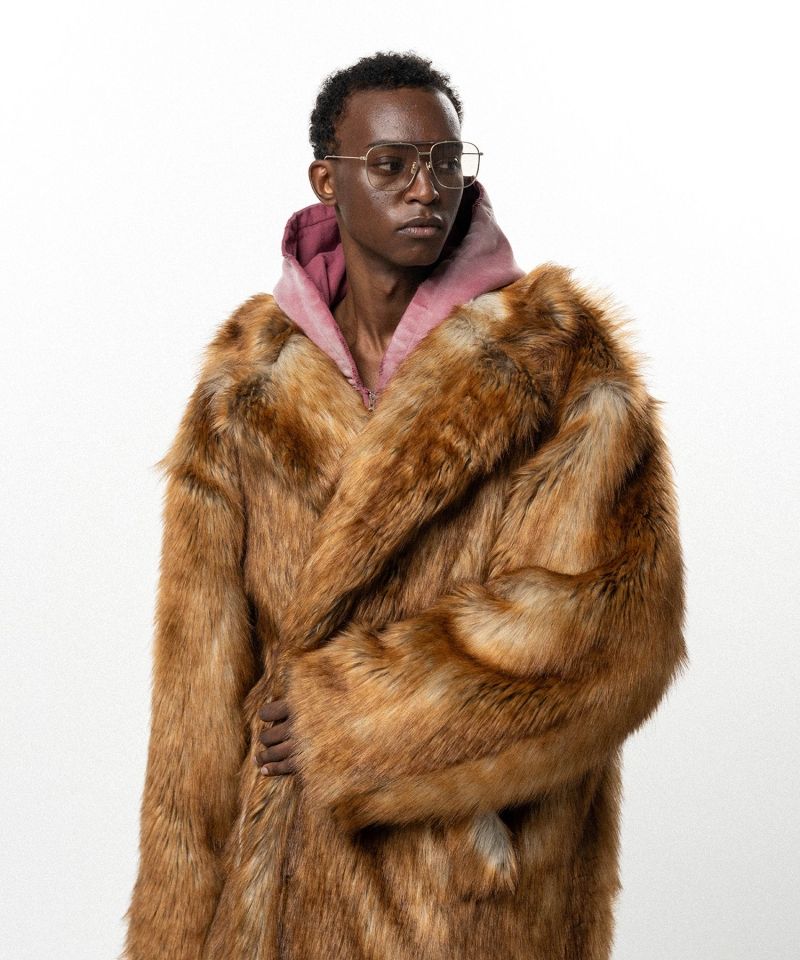 Faux Fur Long Coat