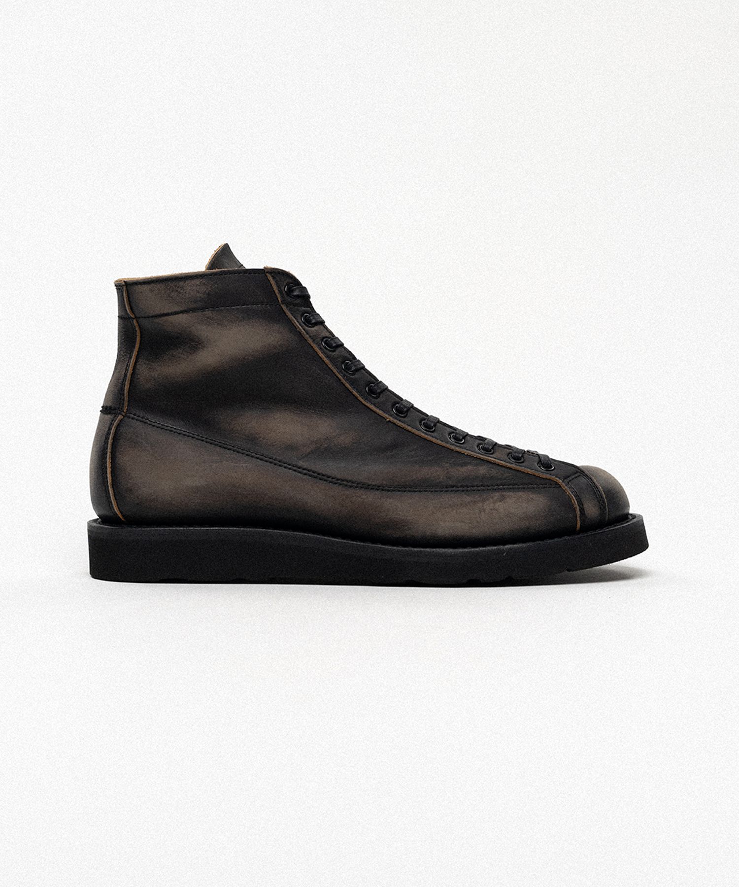 BROTHER BRIDGE × KAMIYA "HENRY" Distressed Monkey Boots