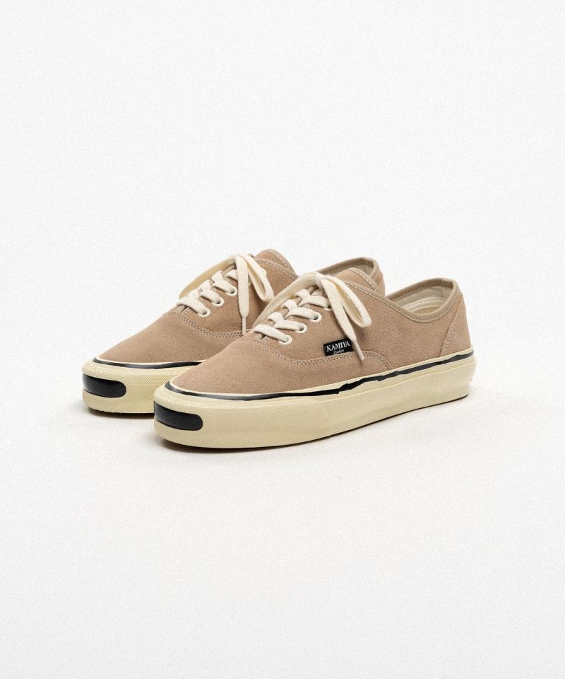 "Herc" Suede Vulcanize Aged Sole Sneaker