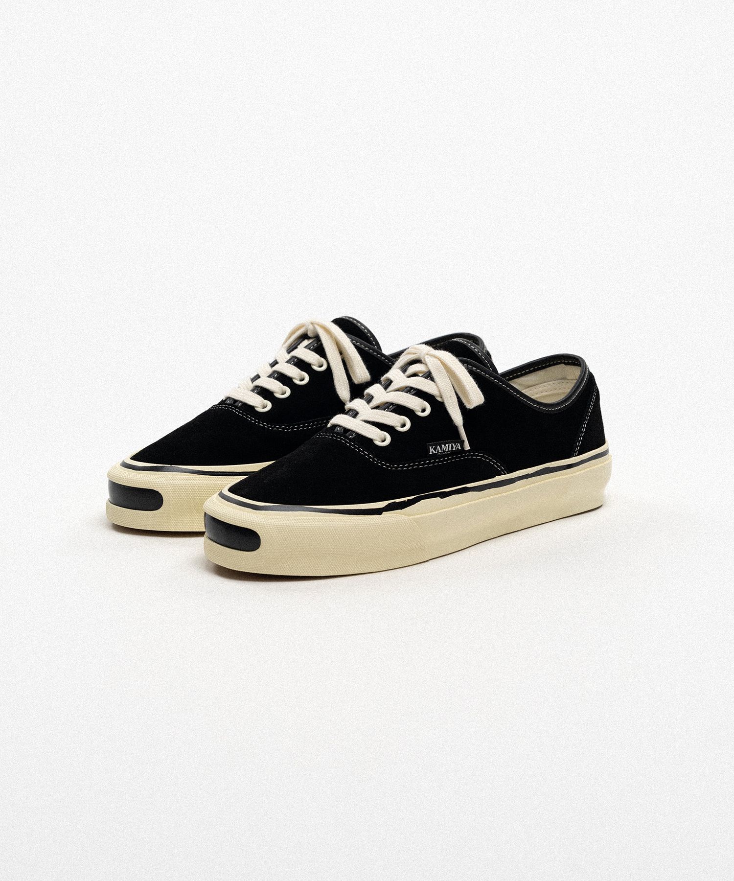 "Herc" Suede Vulcanize Aged Sole Sneaker