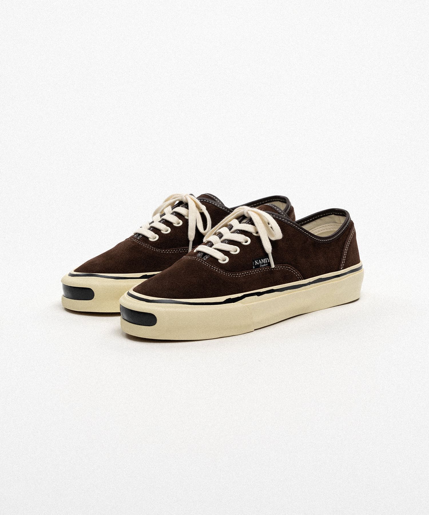 "Herc" Suede Vulcanize Aged Sole Sneaker