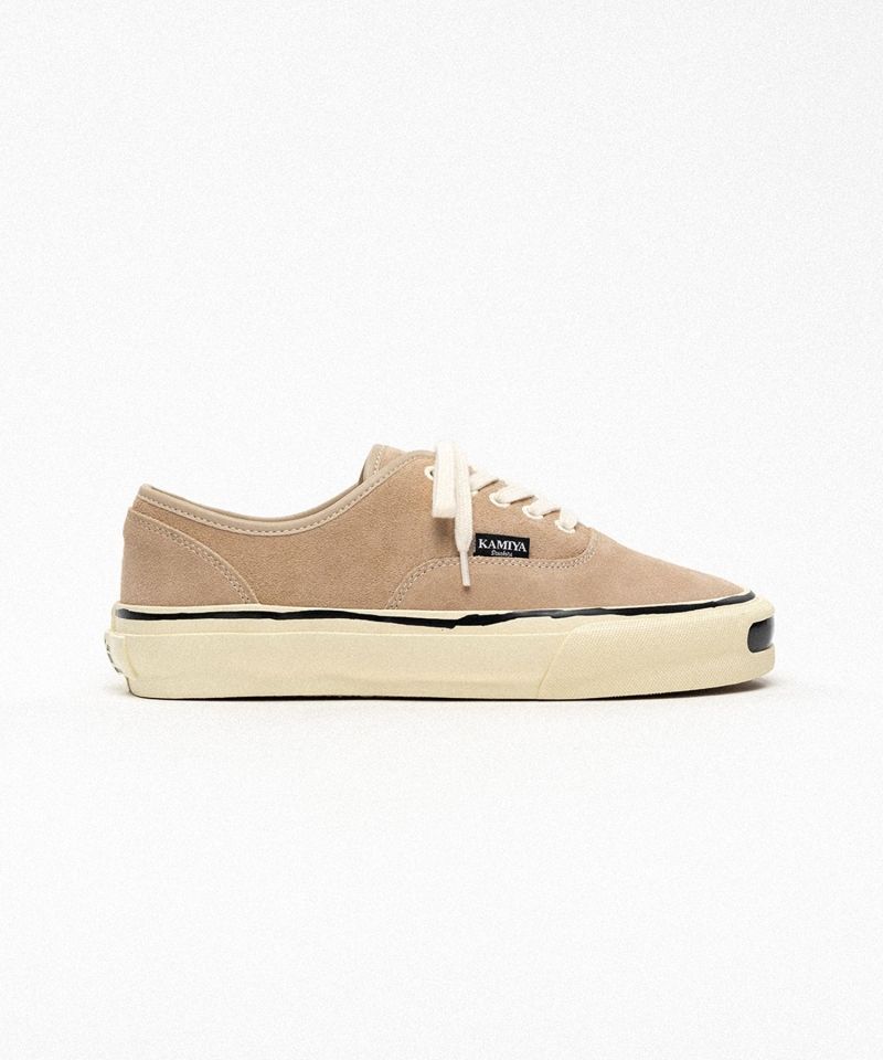 "Herc" Suede Vulcanize Aged Sole Sneaker