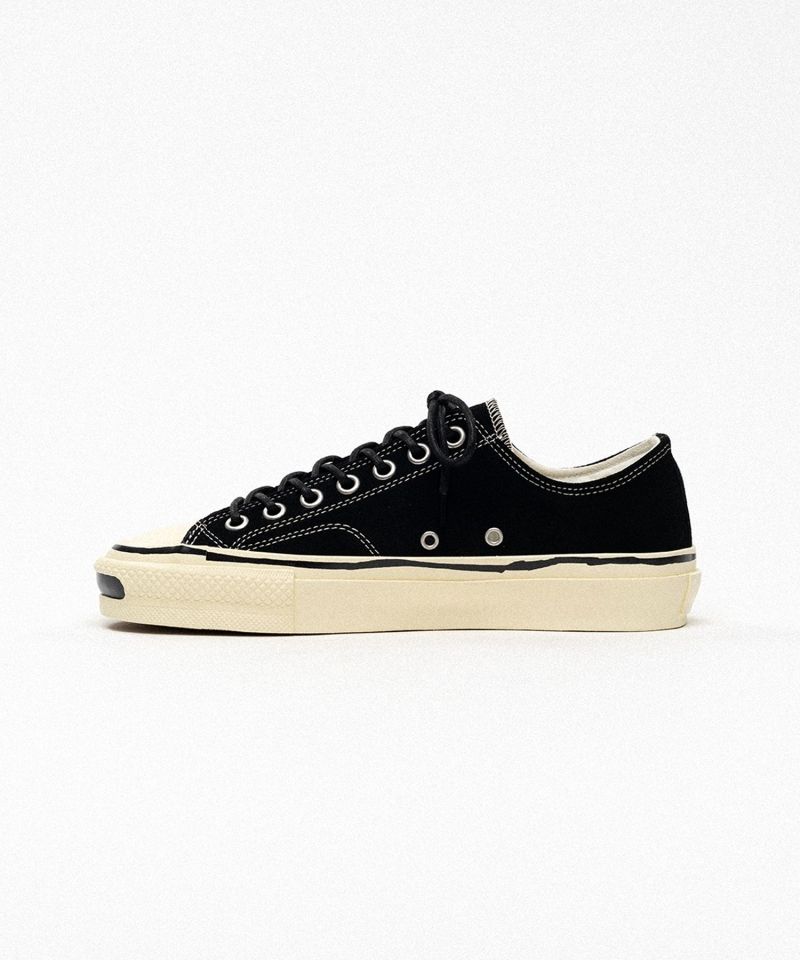 "Joey"Suede Vulcanize Aged Sole Sneaker