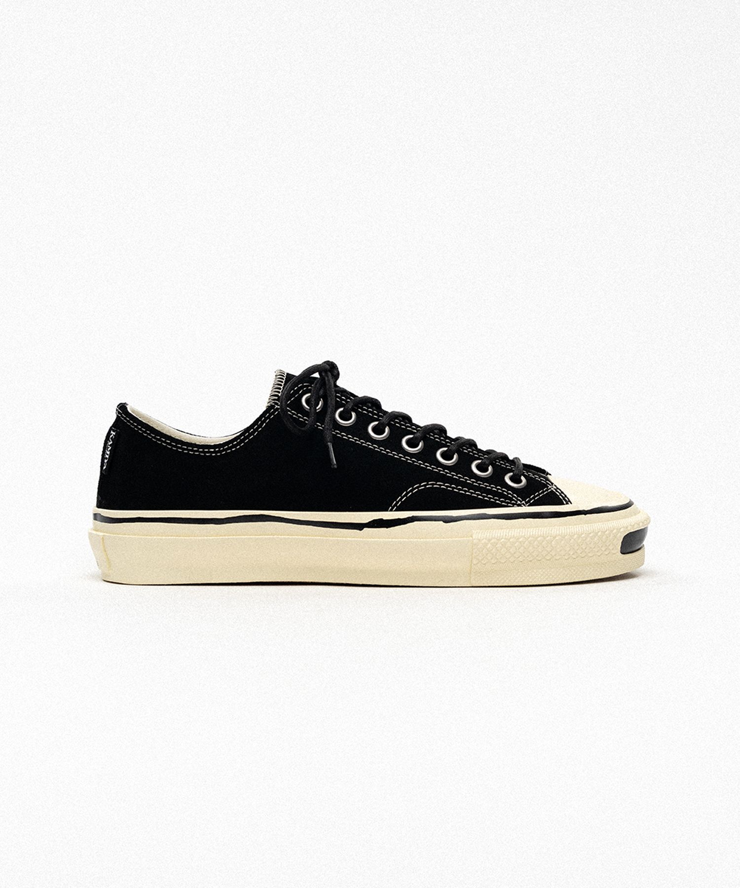 "Joey"Suede Vulcanize Aged Sole Sneaker