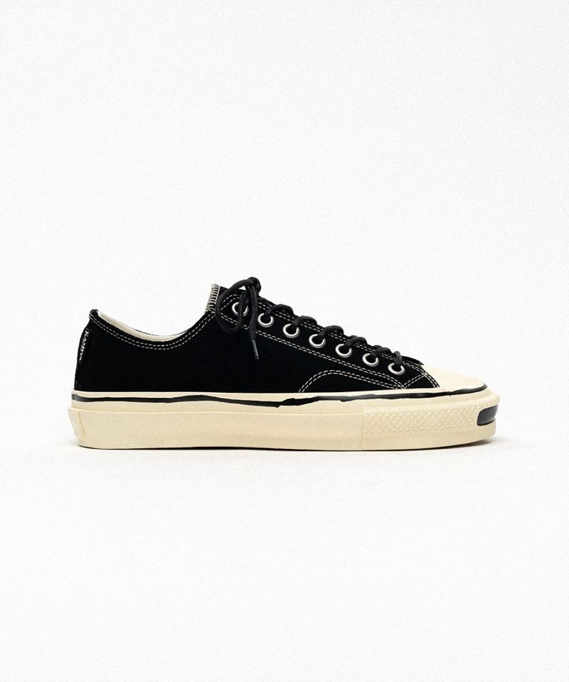 "Joey"Suede Vulcanize Aged Sole Sneaker