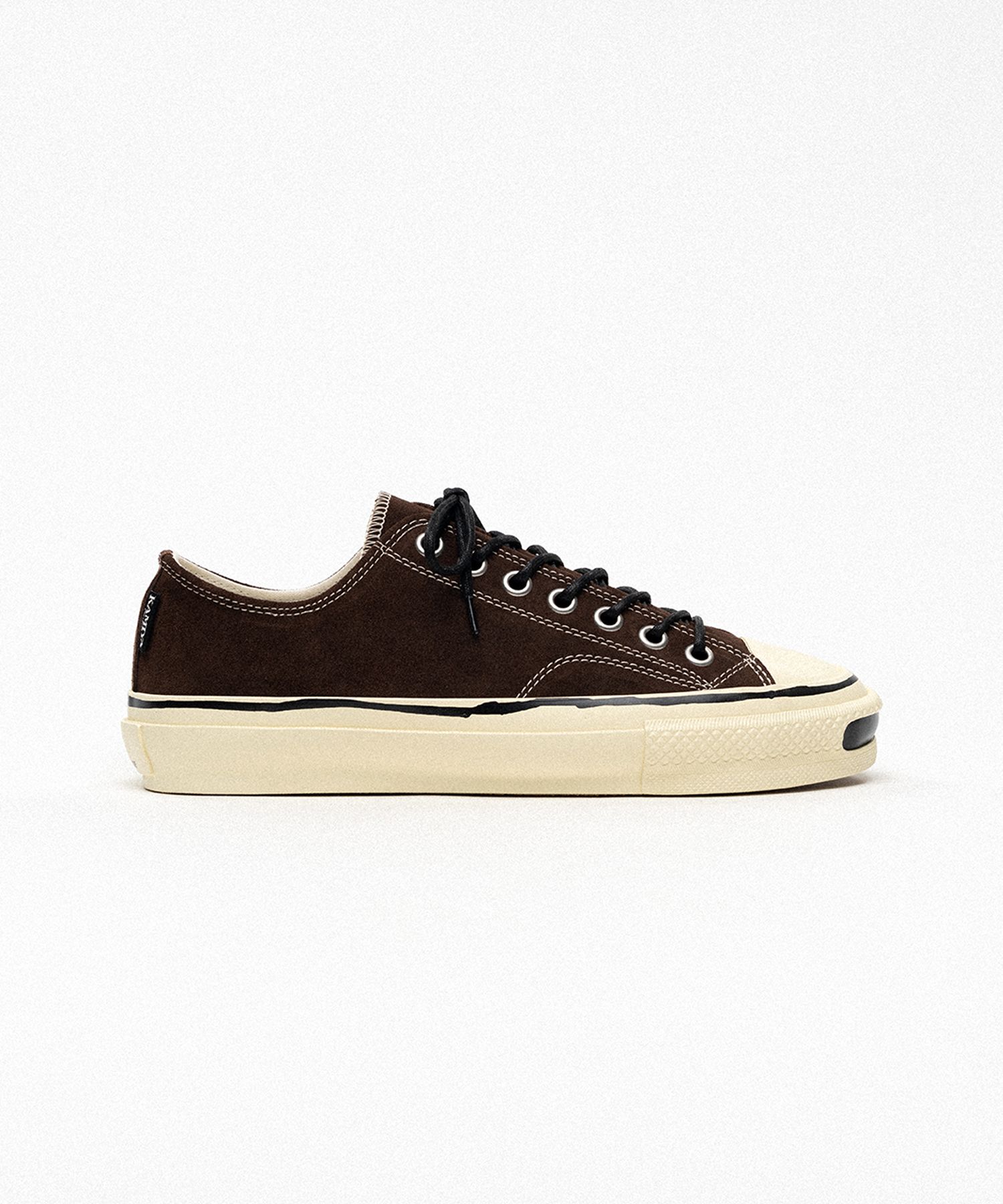 "Joey"Suede Vulcanize Aged Sole Sneaker