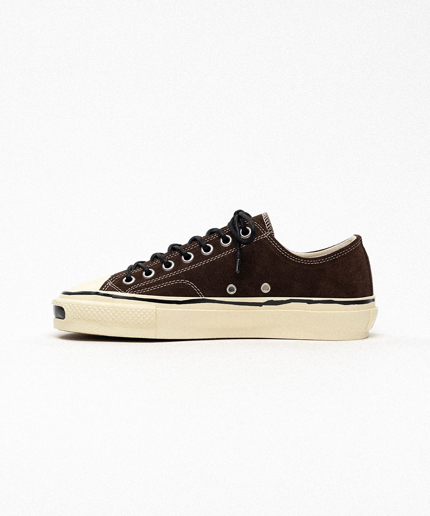 "Joey"Suede Vulcanize Aged Sole Sneaker
