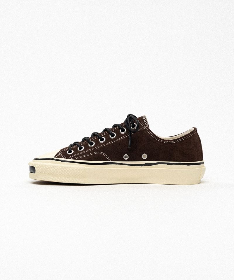 "Joey"Suede Vulcanize Aged Sole Sneaker