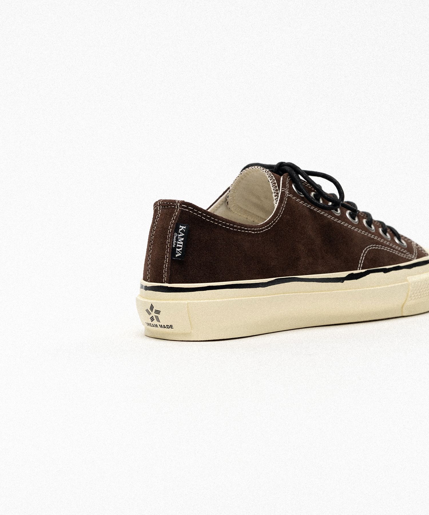 "Joey"Suede Vulcanize Aged Sole Sneaker