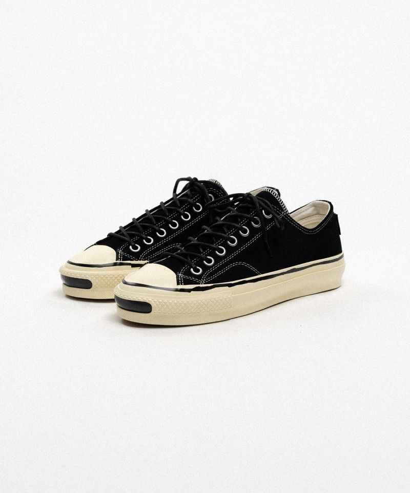 "Joey"Suede Vulcanize Aged Sole Sneaker