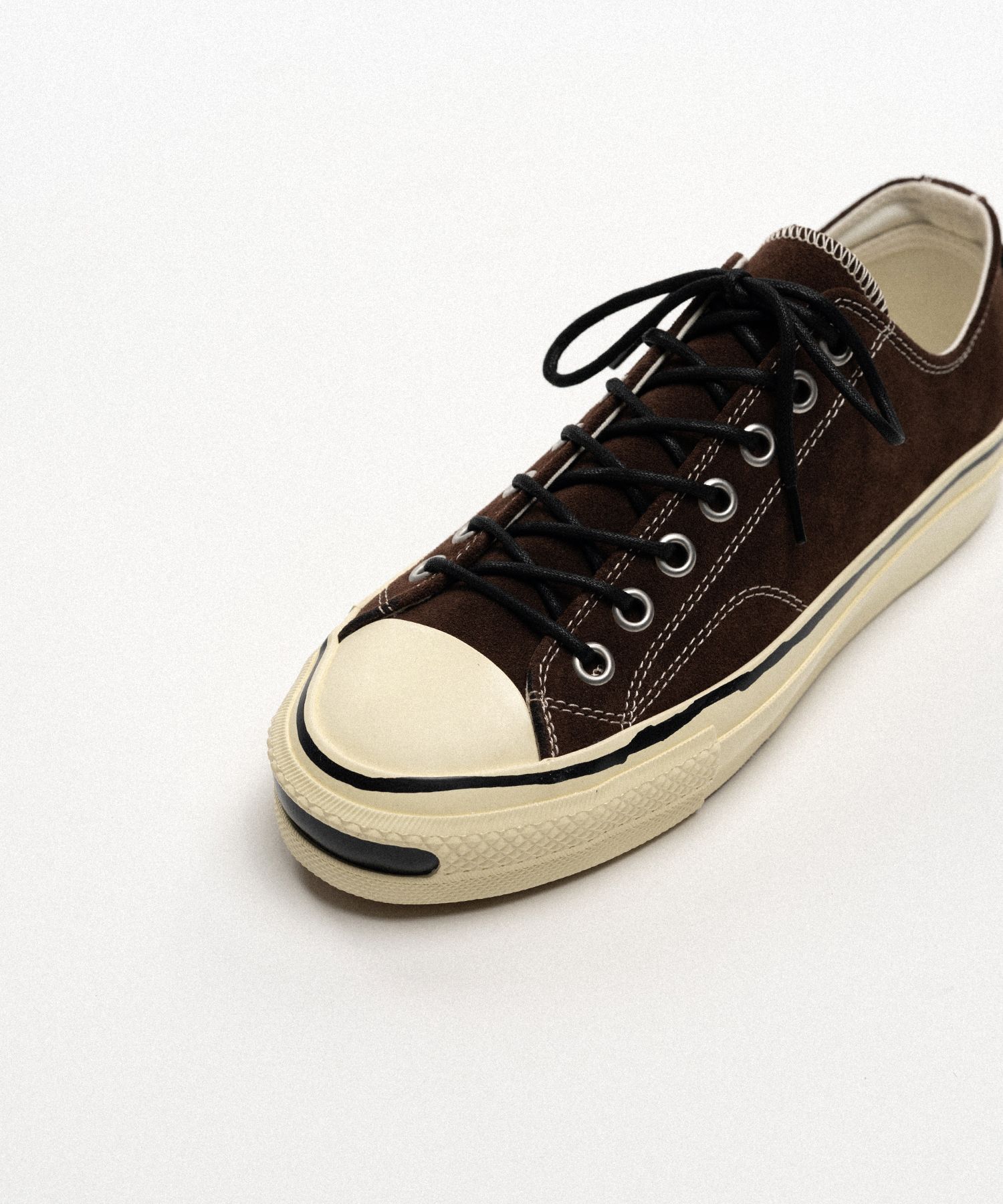 "Joey"Suede Vulcanize Aged Sole Sneaker