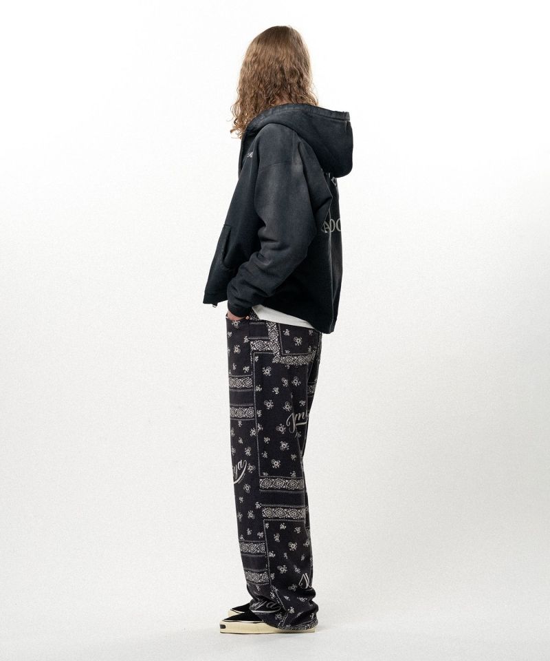 "GREATNESS ACT-COOL" Embroidered Zip-up Hoodie