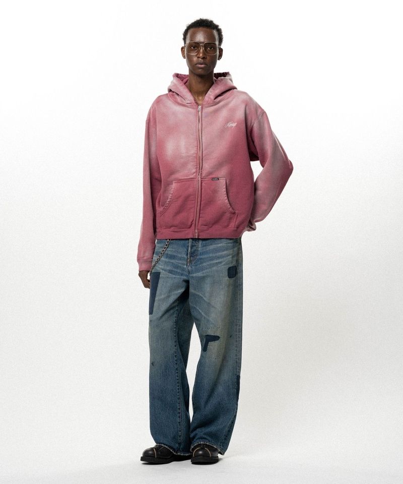 "GREATNESS ACT-COOL" Embroidered Zip-up Hoodie