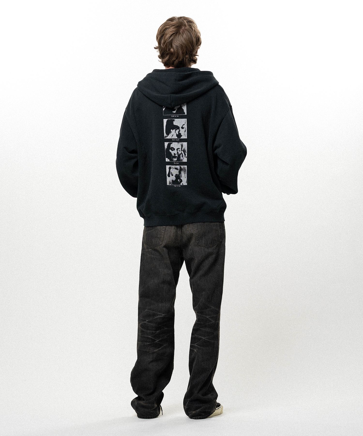 "DISTORTED Girl" Zip-up Hoodie