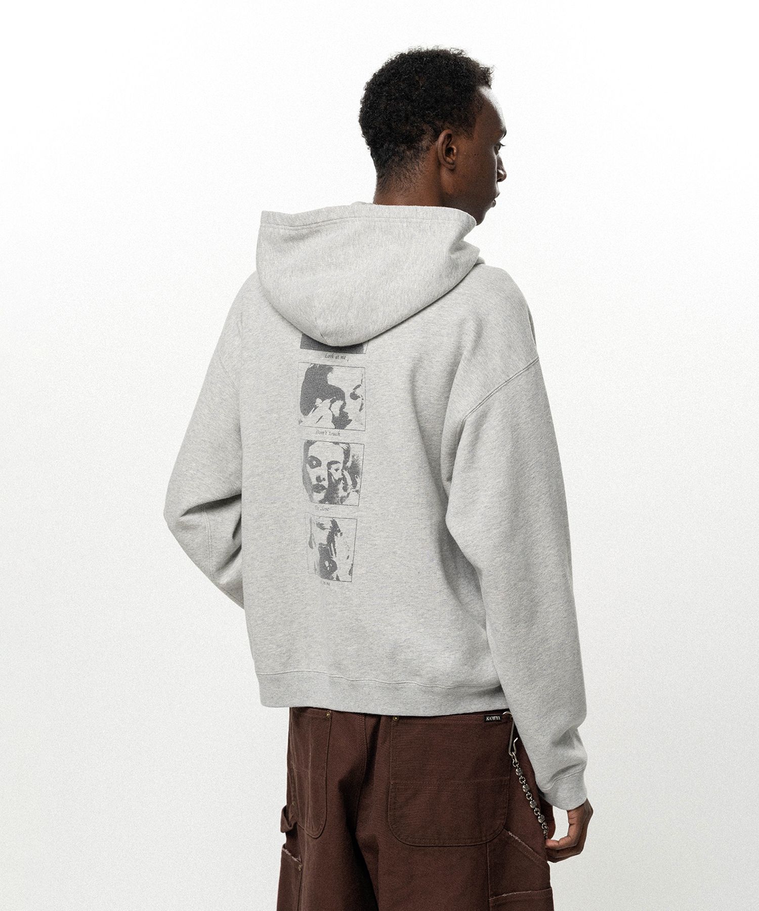 "DISTORTED Girl" Zip-up Hoodie