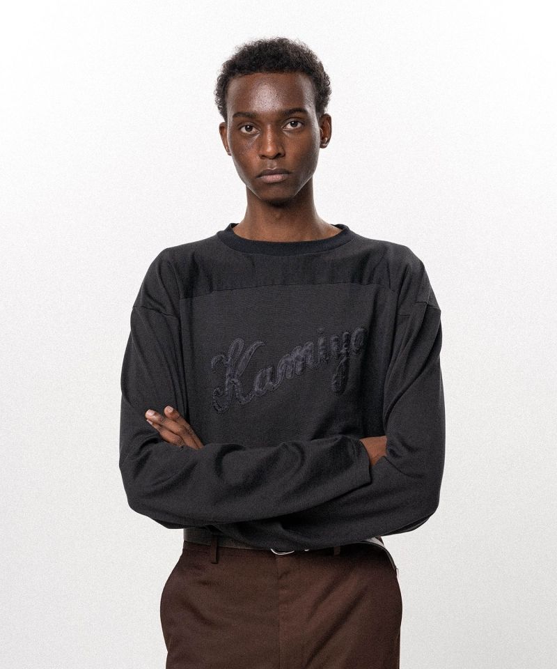 Satin Patch Football L/S T-shirt