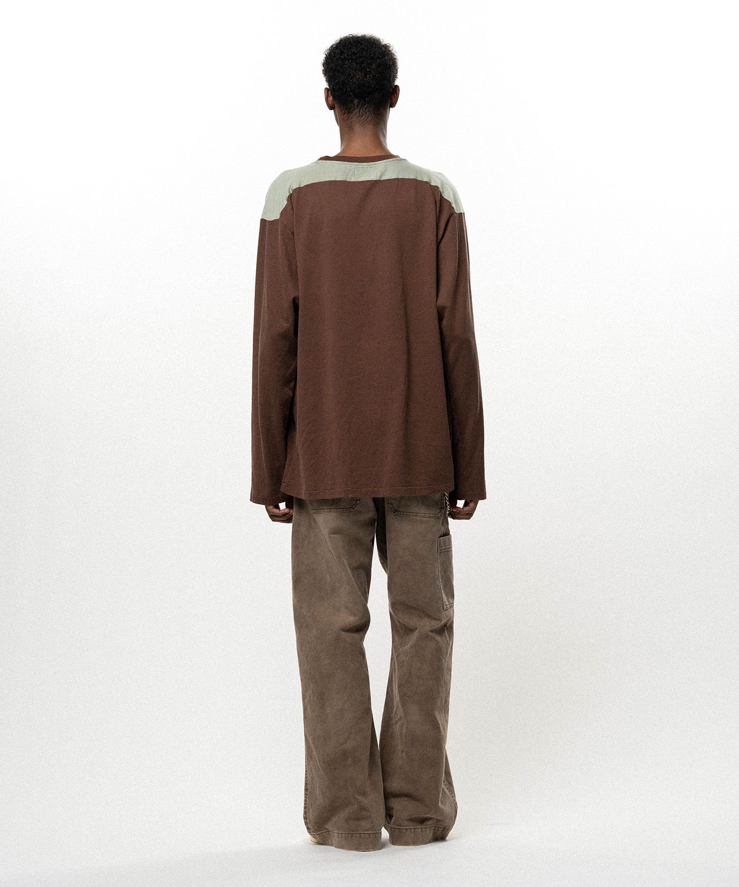 Satin Patch Football L/S T-shirt