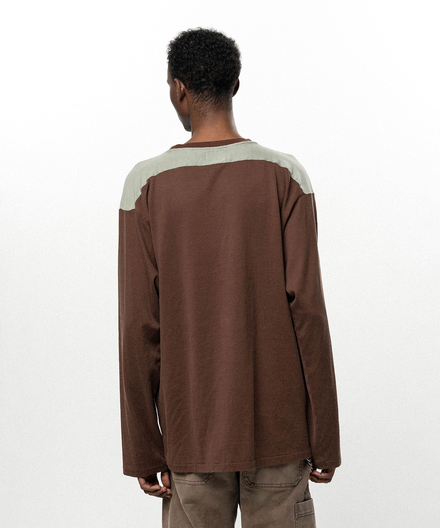 Satin Patch Football L/S T-shirt