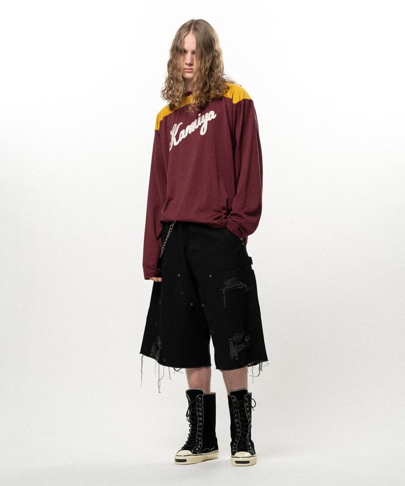 Satin Patch Football L/S T-shirt