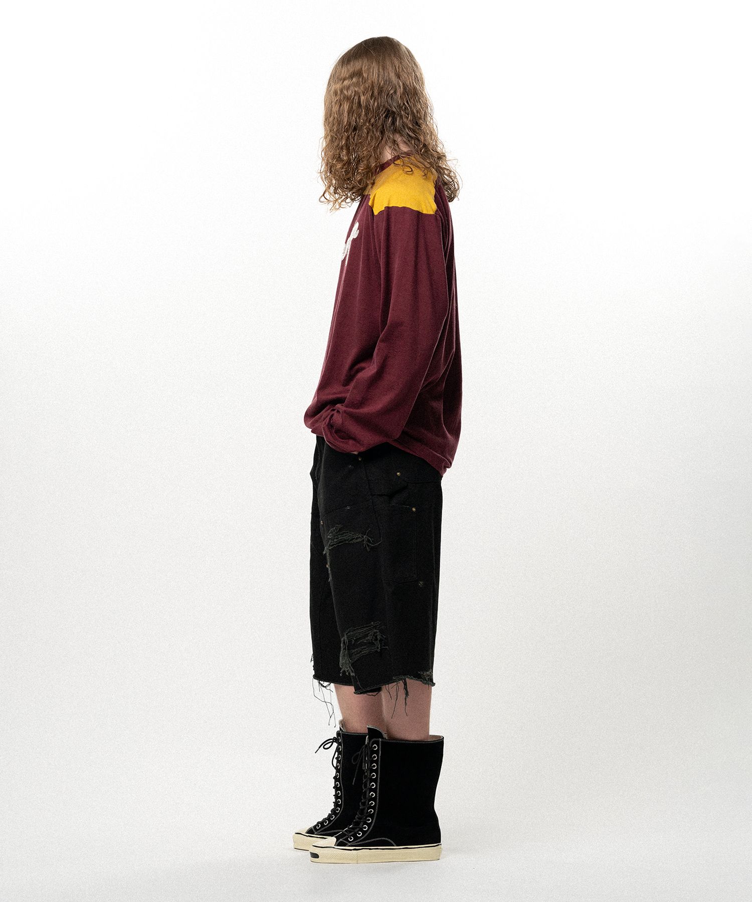Satin Patch Football L/S T-shirt