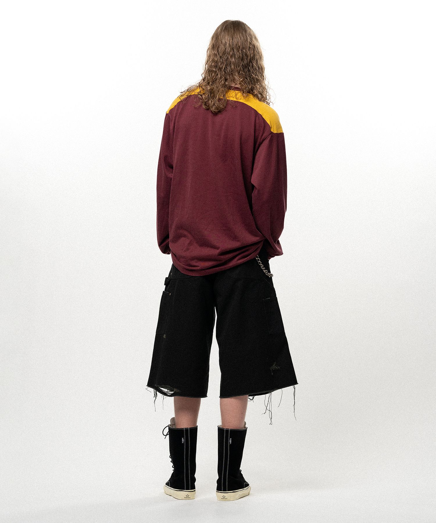 Satin Patch Football L/S T-shirt