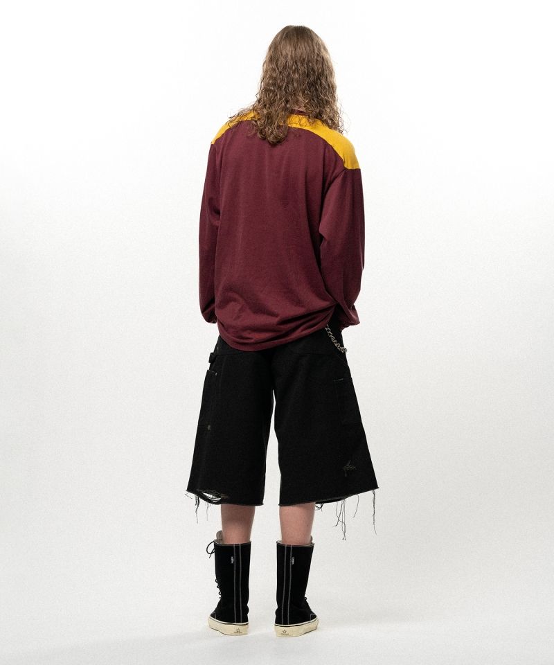 Satin Patch Football L/S T-shirt