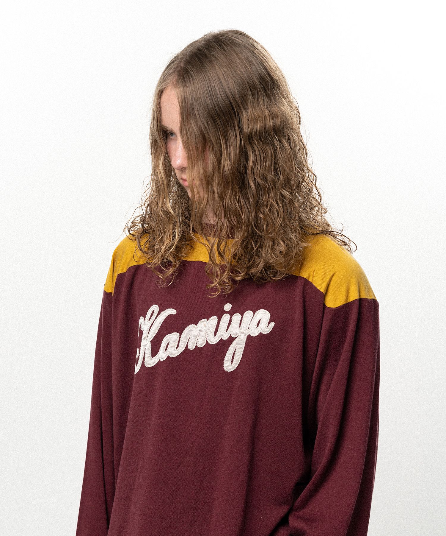 Satin Patch Football L/S T-shirt