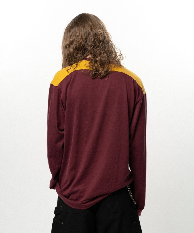 Satin Patch Football L/S T-shirt