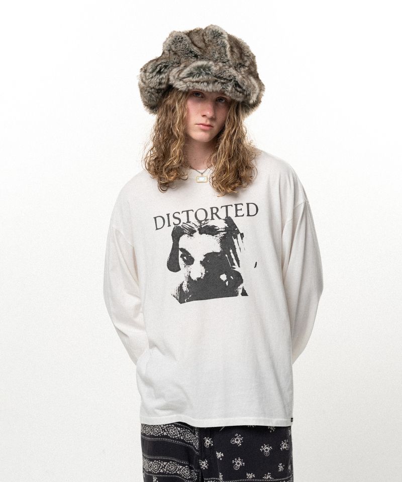 "DISTORTED Girl" L/S T-shirt