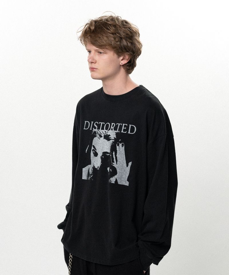 "DISTORTED Girl" L/S T-shirt