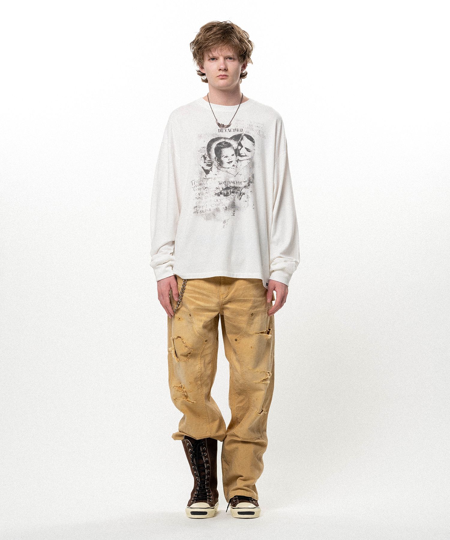 "DETACHED" L/S T-shirt