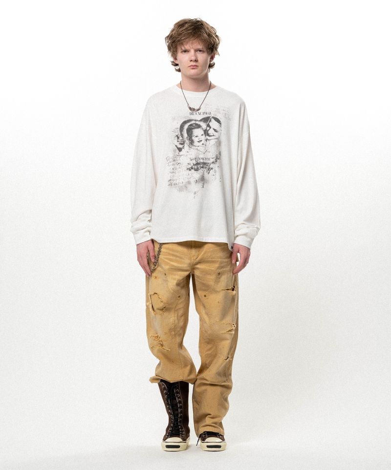 "DETACHED" L/S T-shirt