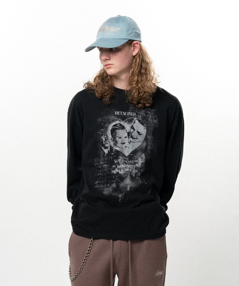 "DETACHED" L/S T-shirt