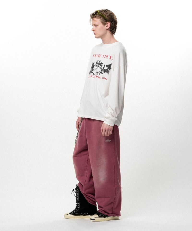  "STAY TRUE TO YOUR DREAM"L/S T-shirt